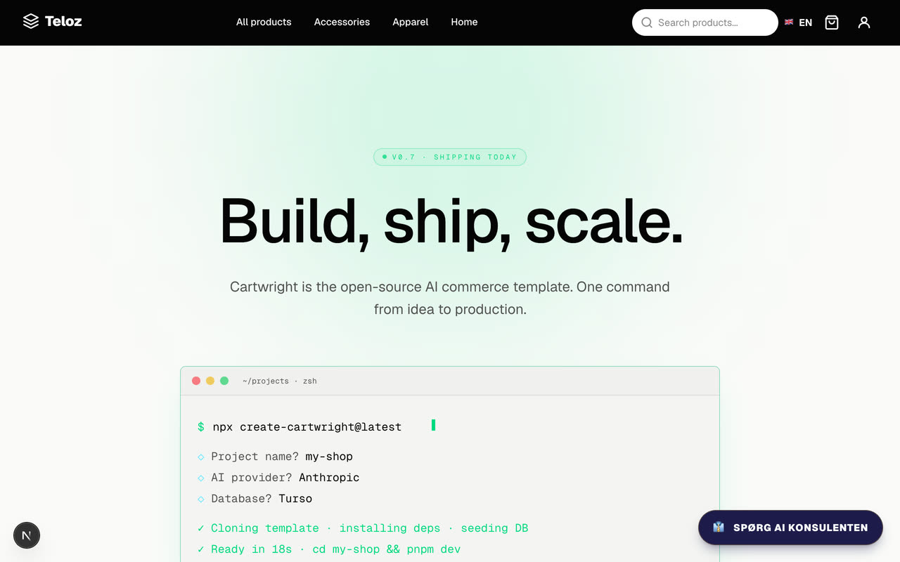 Stack (Cartwright Studio) — homepage preview
